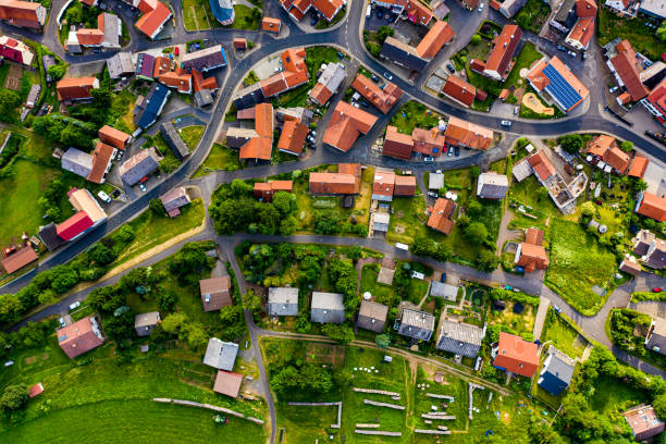 istock Breungeshain in Hesse from the air 1158746327