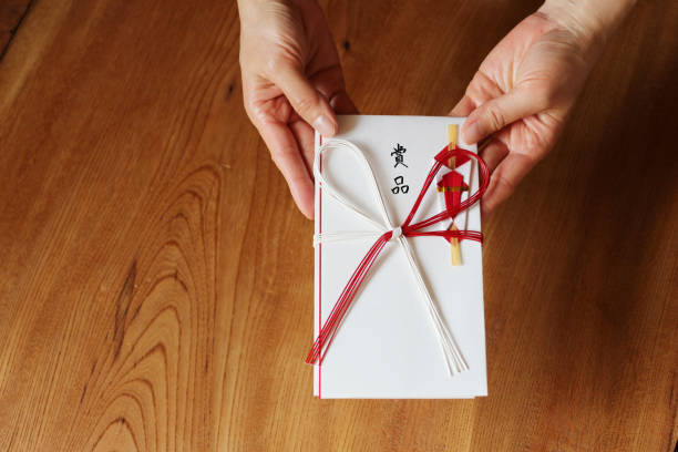 istock Japanese traditional envelop for gift 1158747378