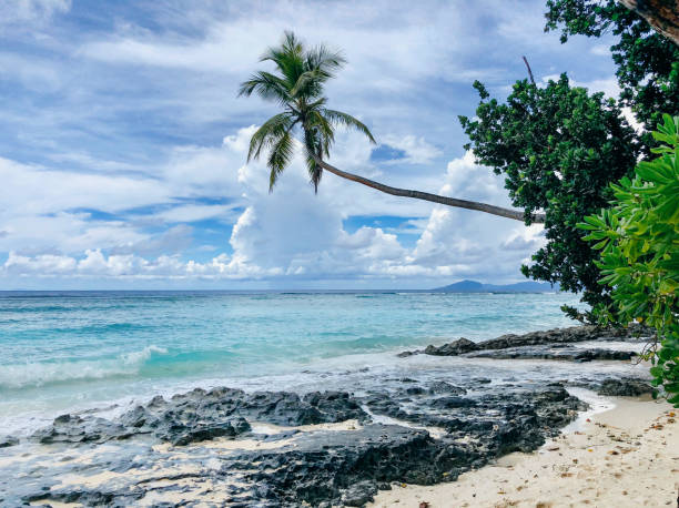istock Seychelles Silhouette Island beach 1158748102