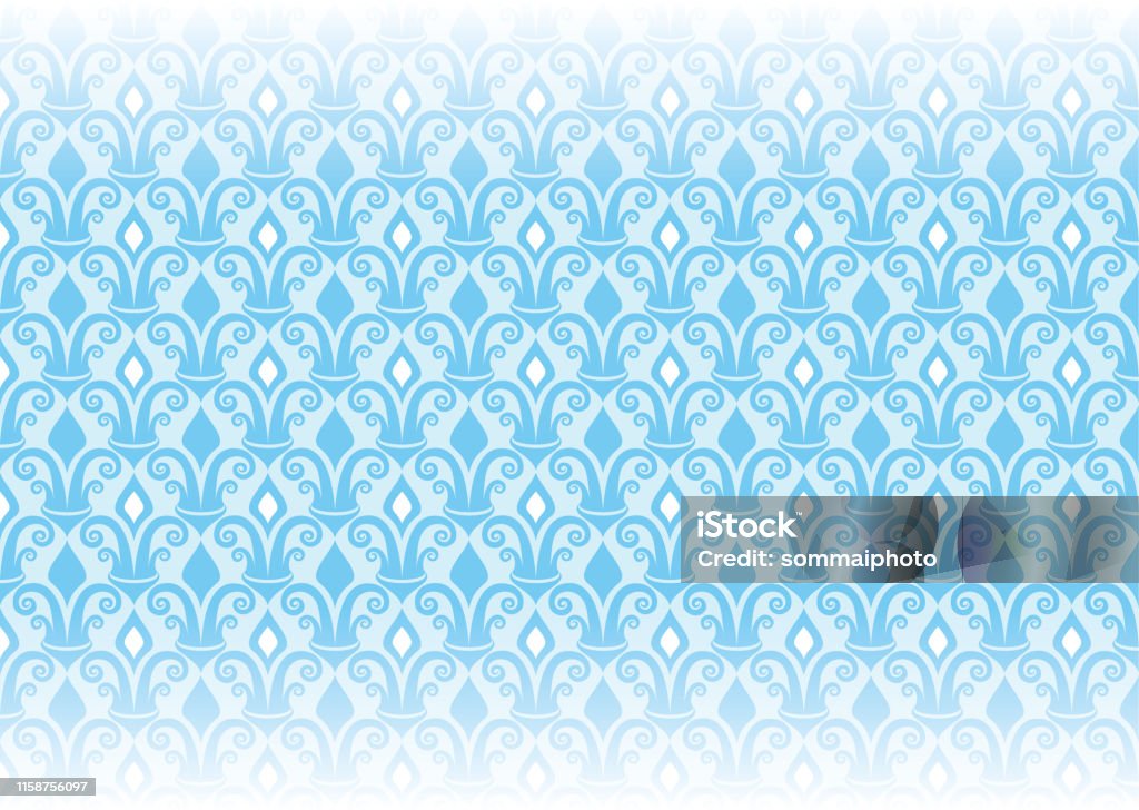 Blue Pattern Backgrounds Stock Illustration - Download Image Now ...