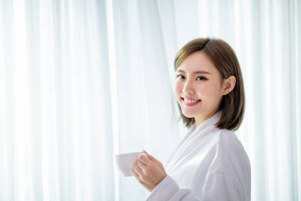 istock woman enjoy coffee in morning 1158756483