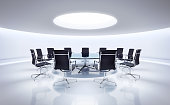 White modern conference room