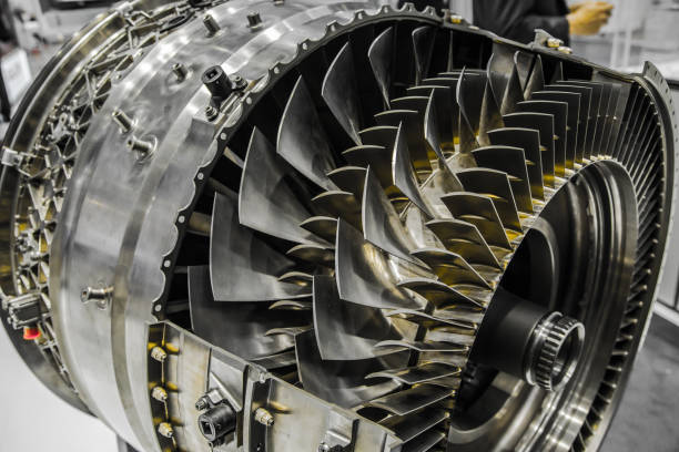 istock Cross section of turbofan jet engine 1158759891