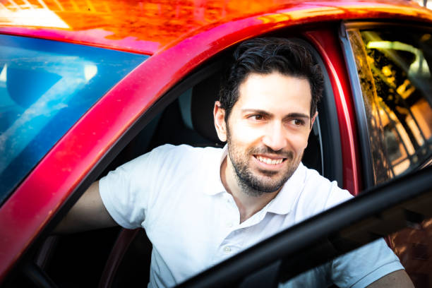 istock A man in his vehicle 1158768418