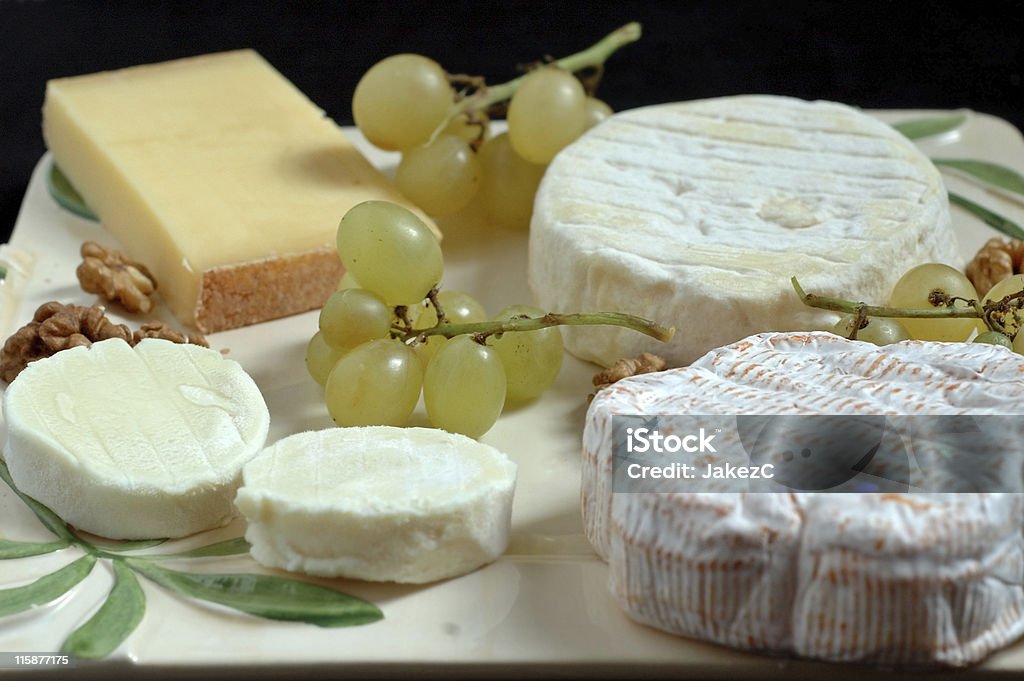 Francês cheeseboard (detalhe - Royalty-free Alimentação Saudável Foto de stock