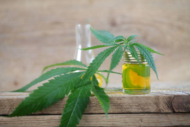 istock Medical marijuana cannabis cbd oil 1158773200