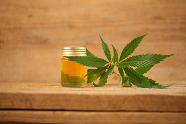 istock Medical marijuana cannabis cbd oil 1158773326