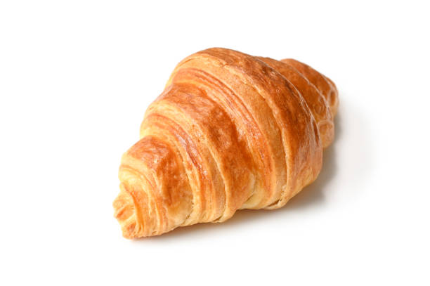 istock Croissant on white background 1158776223