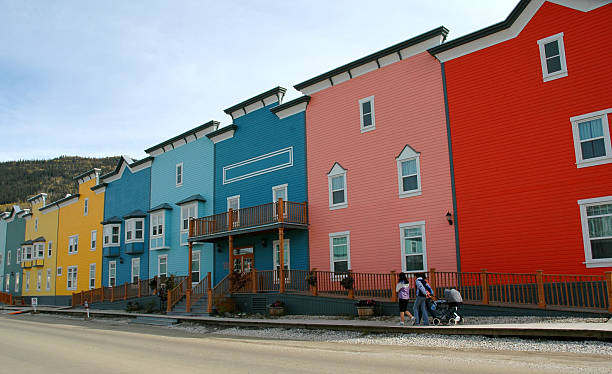 istock Colorful Architecture in Dawson City,Yukon Territory,Canada 115877674