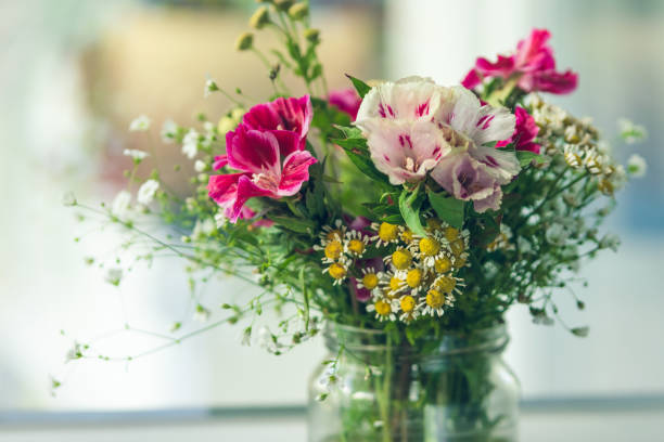 istock Vase of flowers. 1158777572