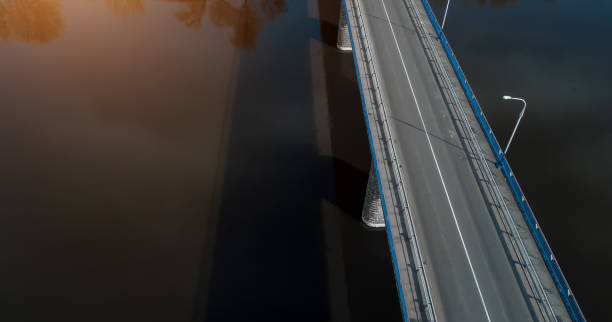 istock bridge over the river aerial view from above drone 1158780579