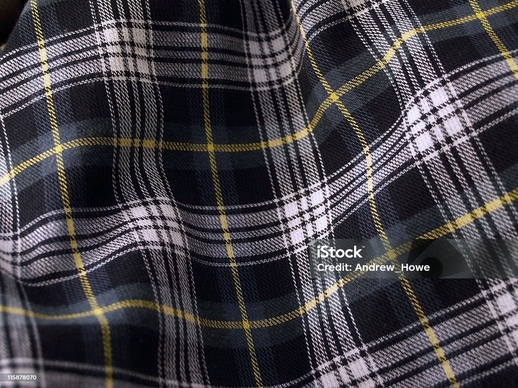 Rizado Tartan tela verde - Foto de stock de Algodón - Textil libre de derechos