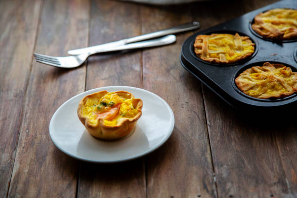 istock homemade savory tart with egg and shrimp 1158781748