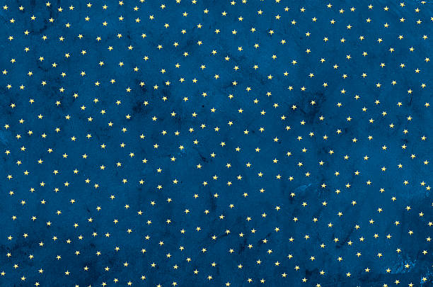 Blue starry sky Blue handpainted background with added stars. hand tinted stock illustrations