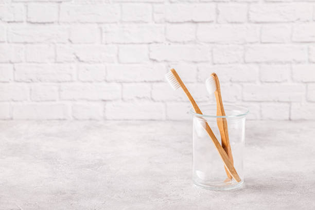 istock Set of eco-friendly bathroom accessories 1158783627
