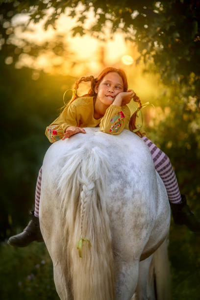 istock Pippi Longstocking with her horse 1158784276
