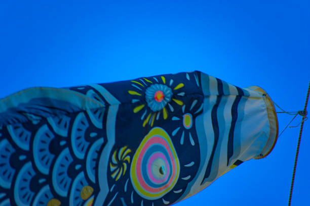 istock Carp streamer at the park in Tokyo daytime sunny 1158785771