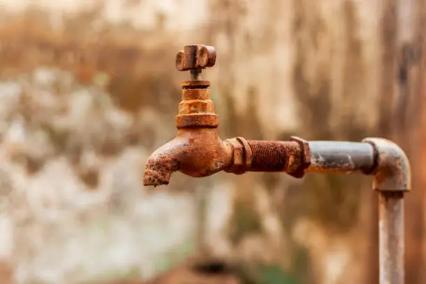 an empty water tap,water crisis in India and world wide