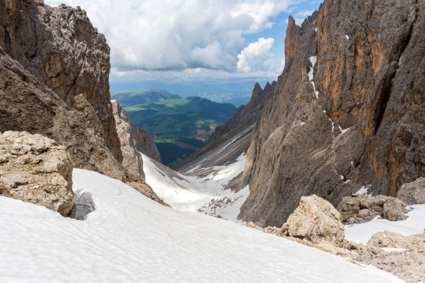 istock Wonderful view from Sassolungo . Dolomites. Italy. 1158787081