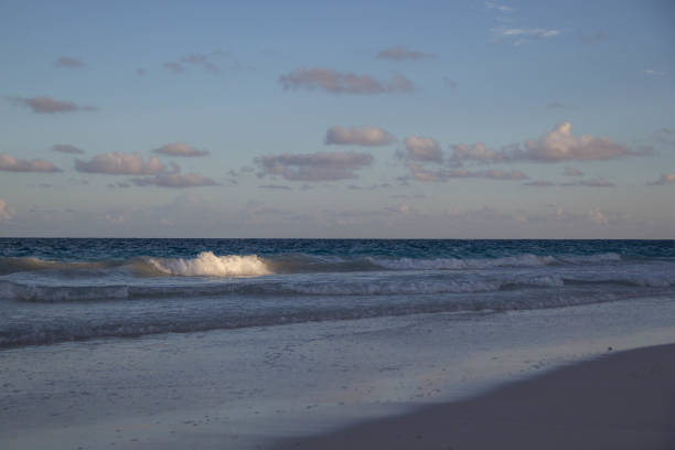 istock Waves Splashing On The Wide Bermuda Beach 1158787414