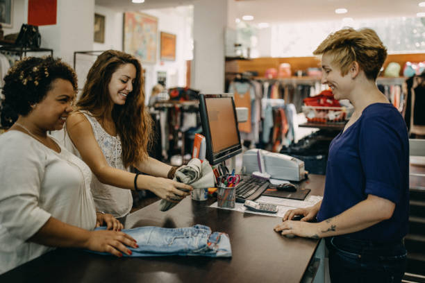 istock Shopping in the vintage store 1158788370