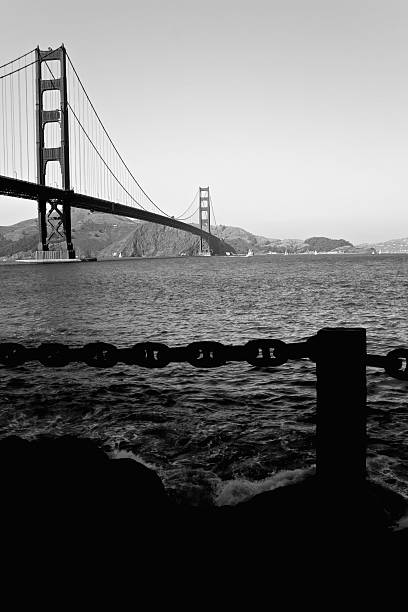 istock Golden Gate Bridge, San Francisco in Black and white 115879015