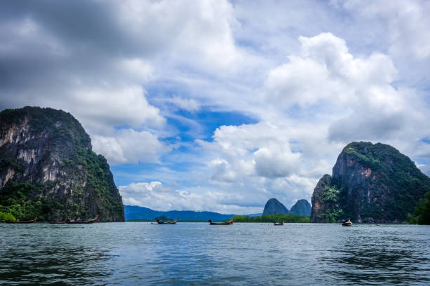 istock boat in Phang Nga Bay, Thailand 1158790989