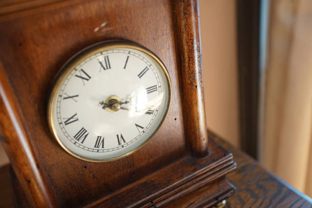 istock Table clock of the room 1158791436
