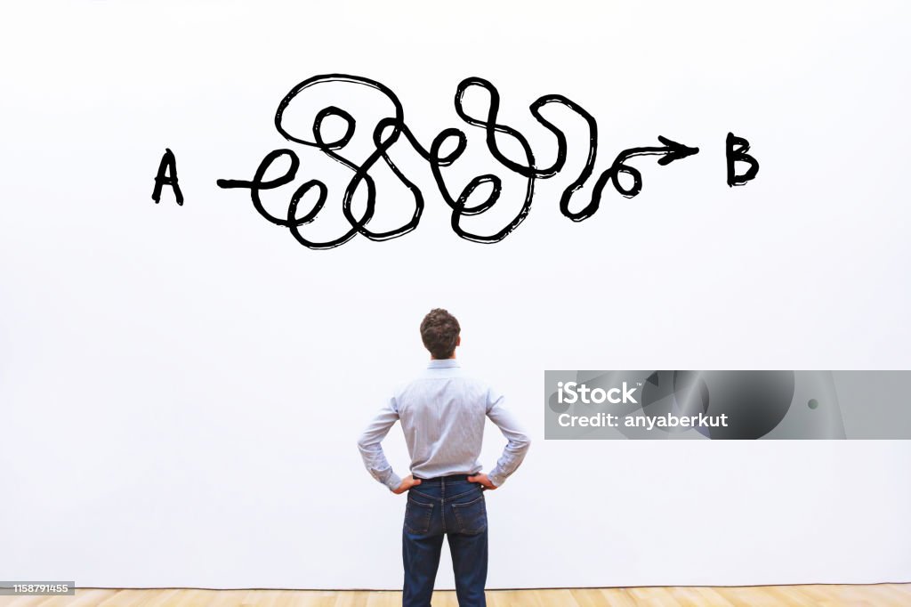 The One Solved Complex Problem Complex Problem Solving Challenge Or Solution Concept Stock Photo ...