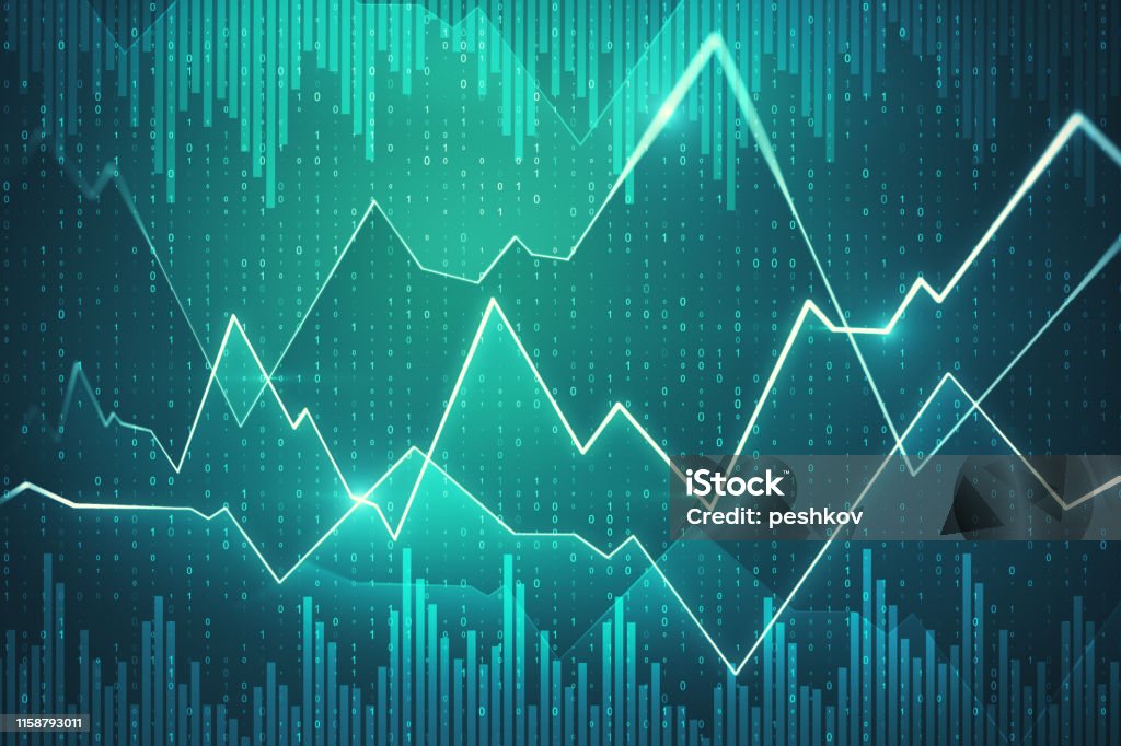Creative Forex Chart Wallpaper Stock Photo - Download Image Now - Abstract,  Analyzing, Backgrounds - iStock