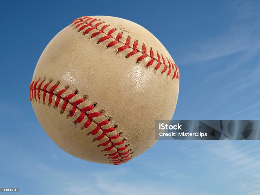 Béisbol en aire - Foto de stock de Béisbol libre de derechos