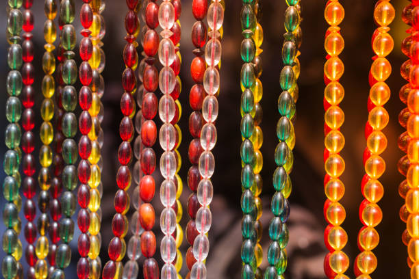 Set of praying beads of various colors