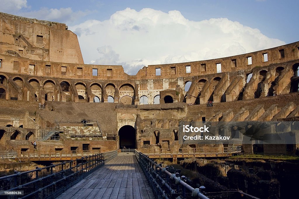 Coloseum innen - Lizenzfrei Innenaufnahme Stock-Foto