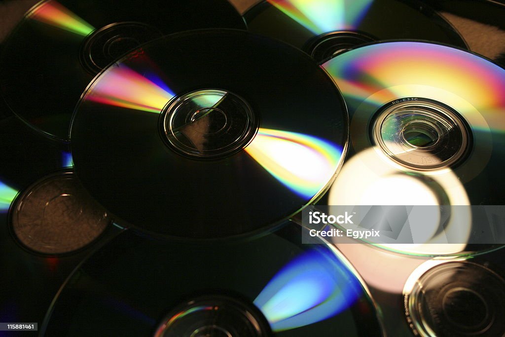 CD's ou DVD's - Royalty-free CD Foto de stock