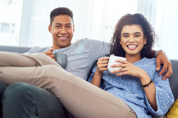 istock We're caffeinated and cozy at home 1158815114