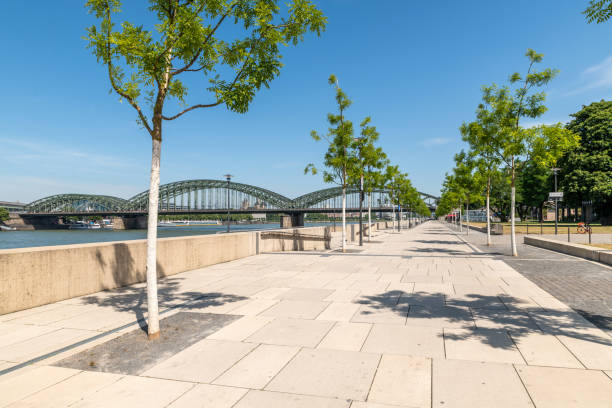 istock Treelined walk by the Rhine in Cologne 1158816391