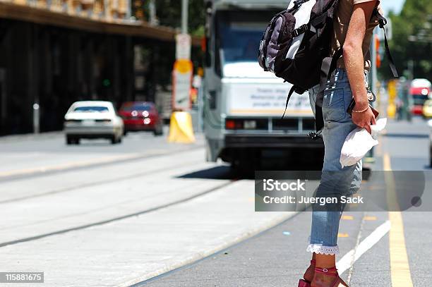 Photo libre de droit de En Voyage banque d'images et plus d'images libres de droit de Melbourne - Australie - Melbourne - Australie, Femmes, Tramway