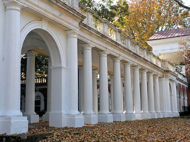 istock Jeffersons Rotunda - Columned Walkway 115881772