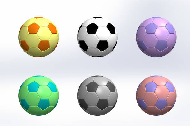 istock Realistic Football 3D graphic 1158818309