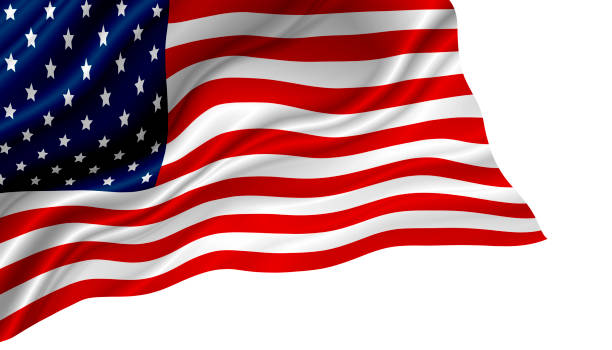 istock USA or American flag isolated on white background 1158818507