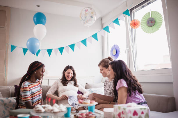 istock Baby shower party 1158819371