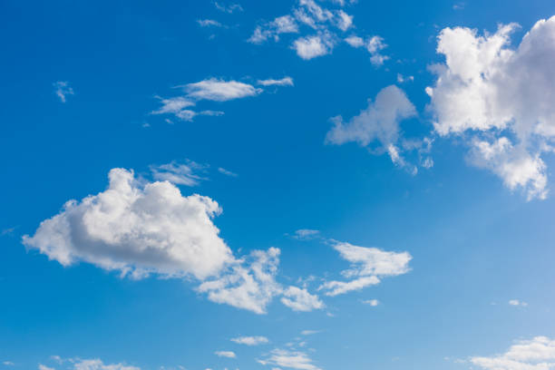 istock Soft and white clouds in the blue sky 1158819860