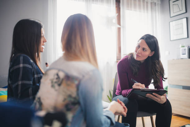 istock Counselling appointment at home 1158820936