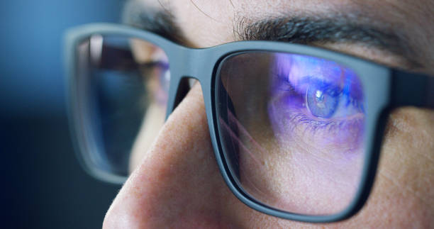 istock macro eyes web surfer and the office worker, insurance broker, workaholic, while working in the office evenings, control and security in the accesses 1158821114