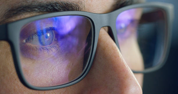 istock macro eyes web surfer and the office worker, insurance broker, workaholic, while working in the office evenings, control and security in the accesses 1158821115