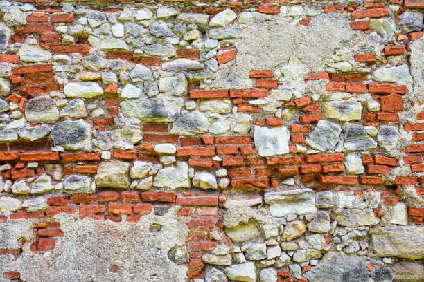 Old cracked rusty peeled colorful paint background texture close-up