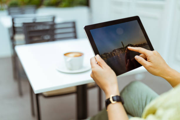 istock Business woman works in a mobile office 1158824582