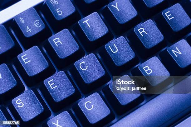 Fixe Escrito Em Azul Teclas No Teclado Do Computador - Fotografias de stock e mais imagens de Acessibilidade