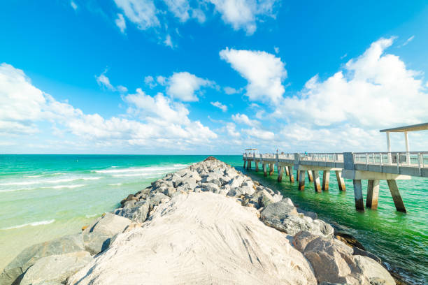 istock Breakwater by South Pointe Pier in South Beach 1158830184