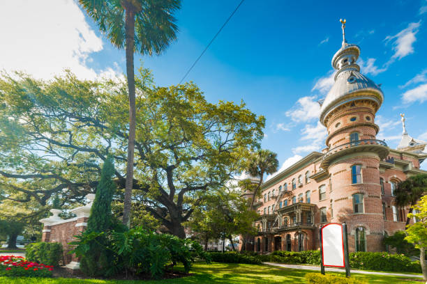 University of Tampa under a shining sun University of Tampa under a shining sun. Florida, USA clearwater stock pictures, royalty-free photos & images